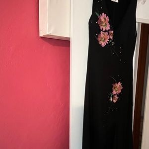 Versace embroidered maxi dress